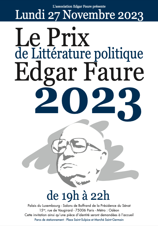 affiche prix edgar faure 2023